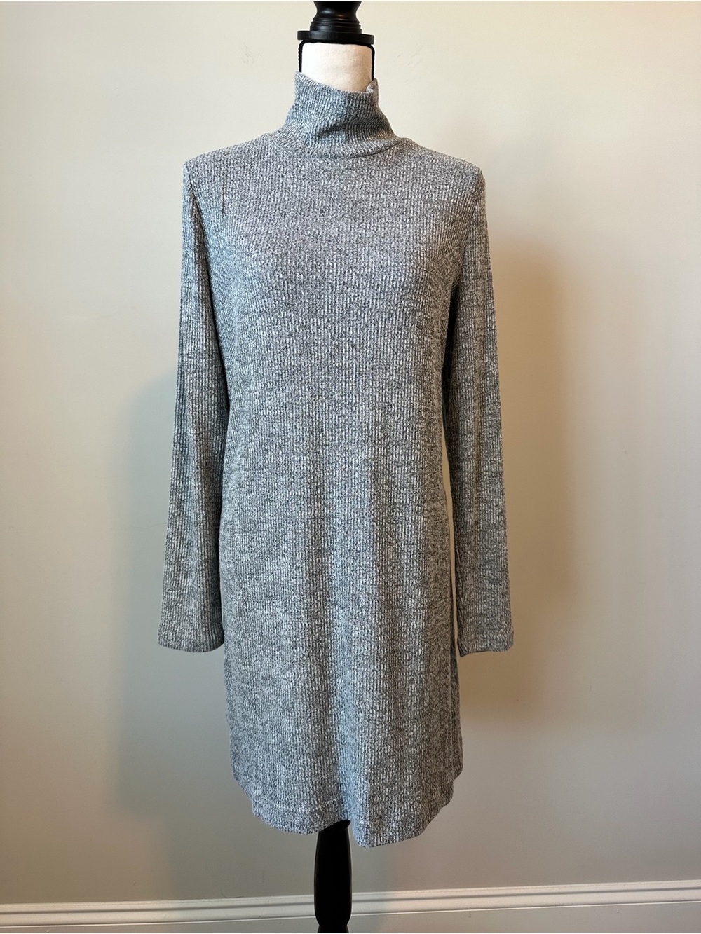 Lou & Grey | Heather Gray Turtleneck Sweater Dress